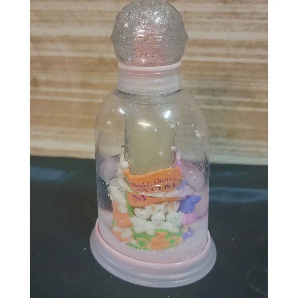 Vintage World's Greatest Mom Body Fantasies White Musk Cologne Snow Globe